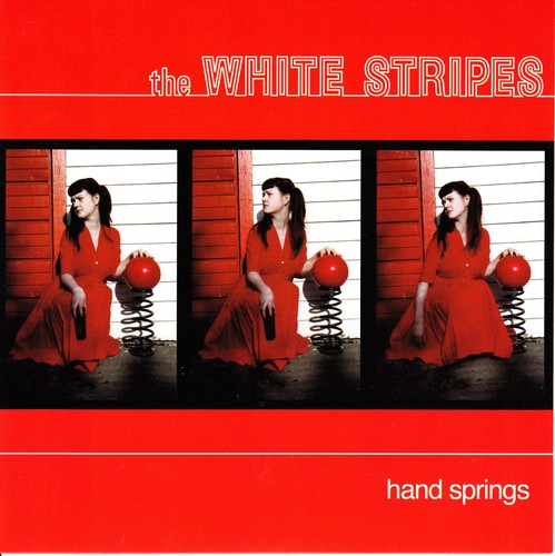 White stripes hand springs - 7",